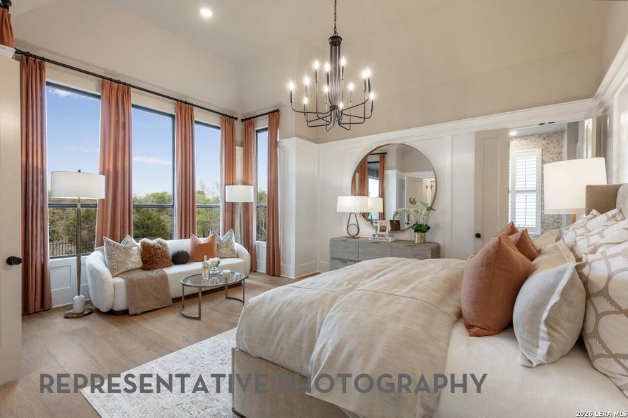Furnished interior view inside a new home in Hallie's Cove, Schertz (Image 25).