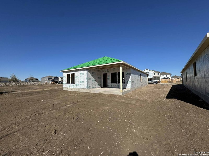 In-progress construction of a new home in Enclave at Hennersby Hollow 50's, San Antonio, TX (Image 21).