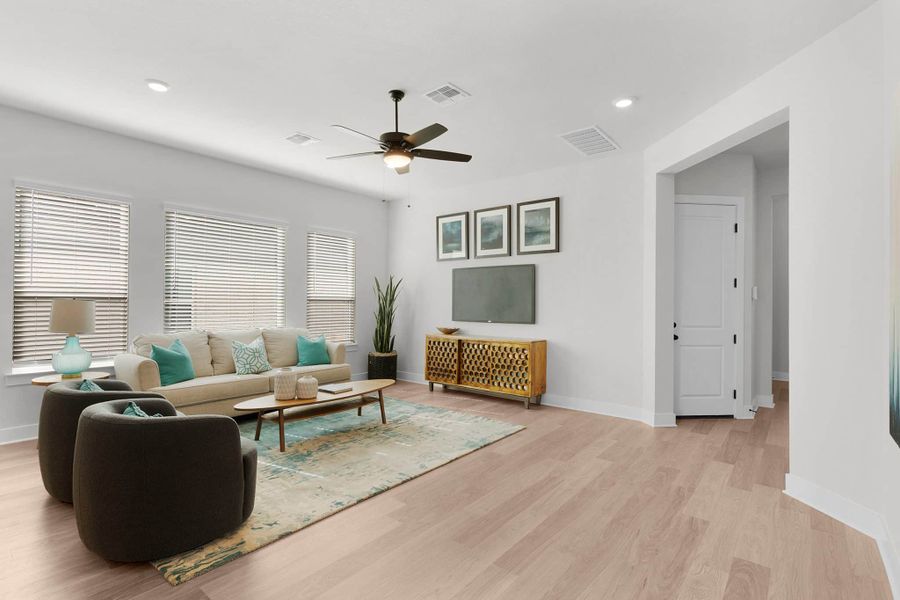 Furnished interior view inside a new home in Nolina, Georgetown (Image 8).