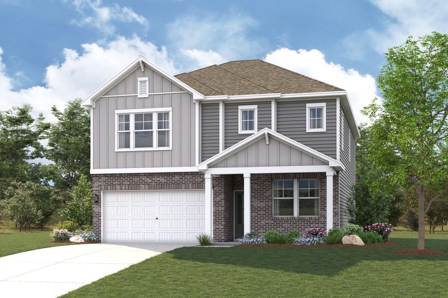 Representative exterior photo of a completed home built from the Nightingale by Century Communities in Martins Glen, Antioch, TN (Image 1). Representative exterior photo of a completed home built from the Nightingale by Century Communities in Martins Glen, Antioch, TN (Image 1).