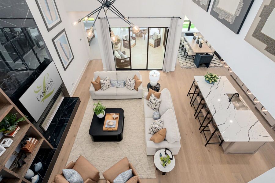Representative furnished interior of a home built from the Fairway by Landon Homes in Fields - Brookside North, Frisco (Image 13). Representative furnished interior of a home built from the Fairway by Landon Homes in Fields - Brookside North, Frisco (Image 13).