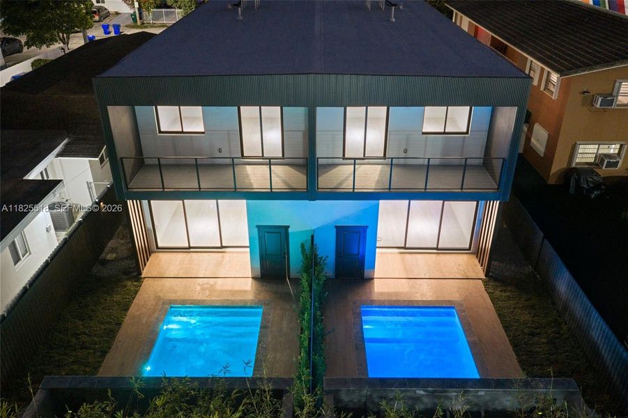 Exterior details and patio area of a home in , Miami (Image 24). Exterior details and patio area of a home in , Miami (Image 24).