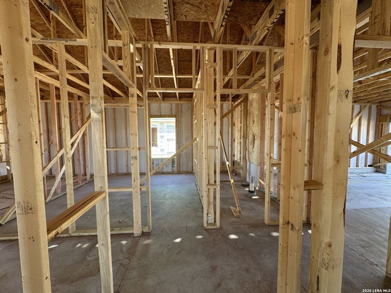 In-progress construction of a new home in Enclave at Hennersby Hollow 50's, San Antonio, TX (Image 24).