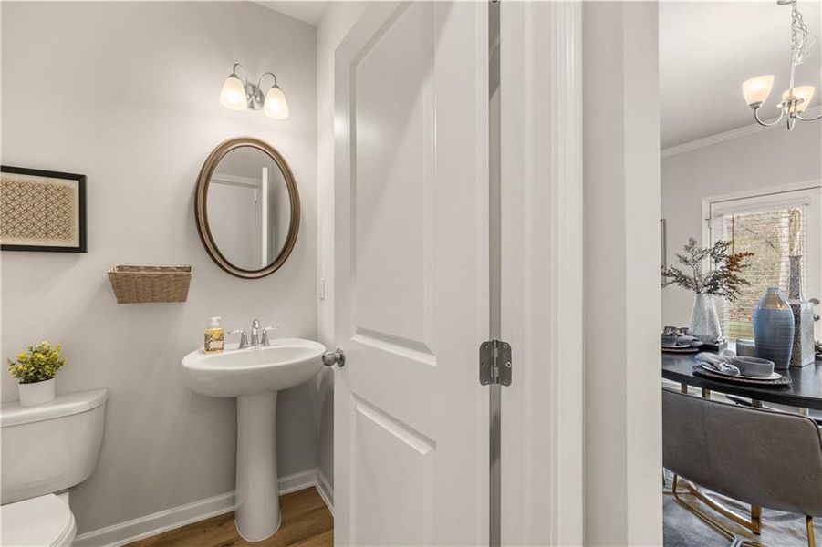 Furnished interior view inside a new home in Broadlands, Atlanta (Image 14). Furnished interior view inside a new home in Broadlands, Atlanta (Image 14).