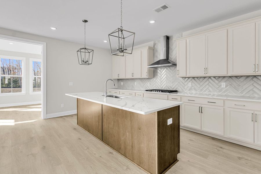 Furnished interior view inside a new home in Tidewater at Lakes of Cane Bay, Summerville (Image 7). Furnished interior view inside a new home in Tidewater at Lakes of Cane Bay, Summerville (Image 7).