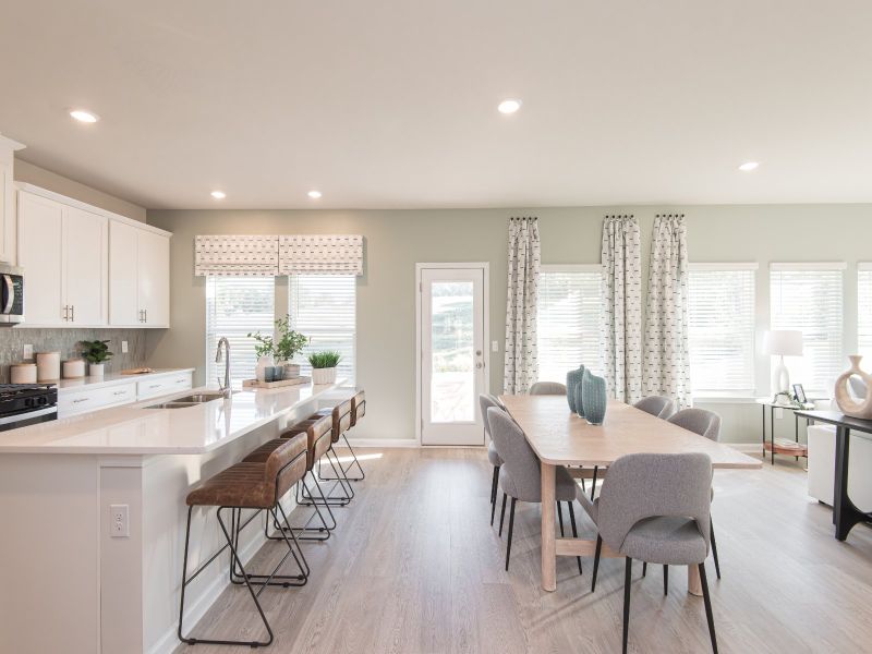 Furnished interior view inside a new home in Preserve at Mountain Creek, Pendergrass (Image 10).