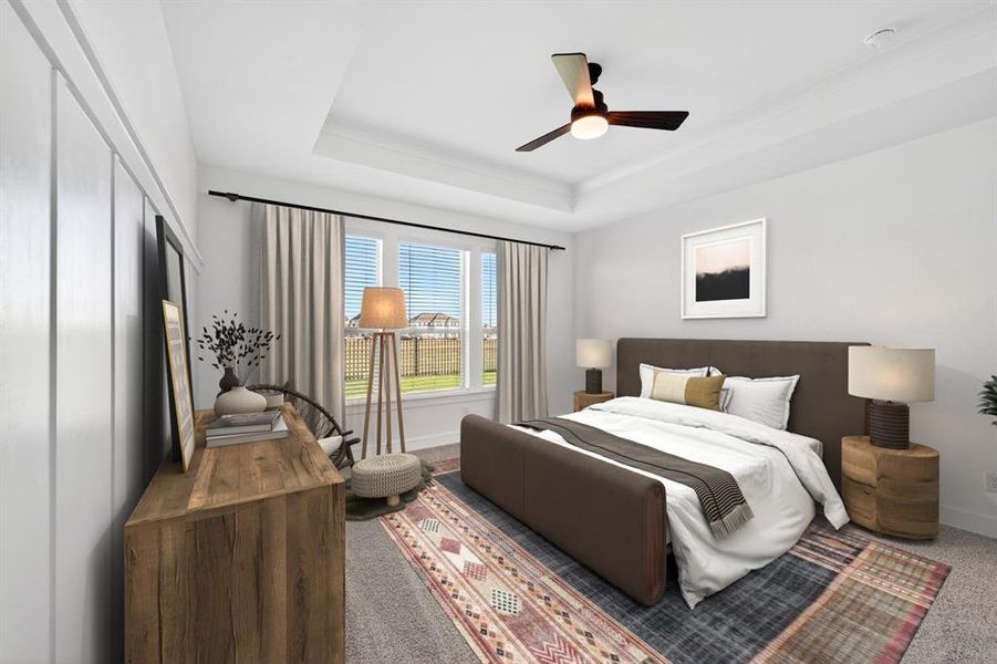 Furnished interior view inside a new home in Wellington, Haslet (Image 19). Furnished interior view inside a new home in Wellington, Haslet (Image 19).