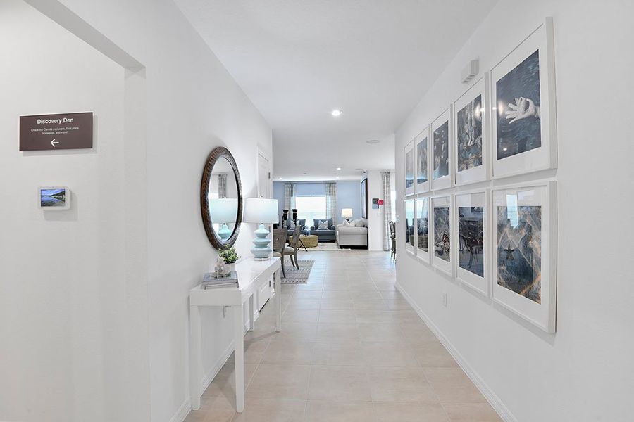 Furnished interior view inside a new home in Coopers Meadow, Jacksonville (Image 19).