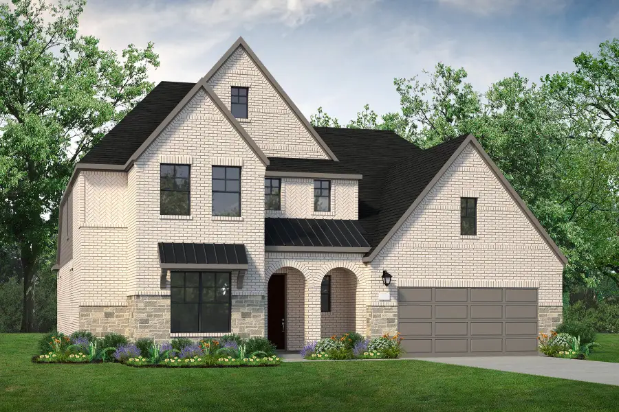 Front exterior of a home in the Cambridge Crossing community, located in Celina, TX (Image 16).