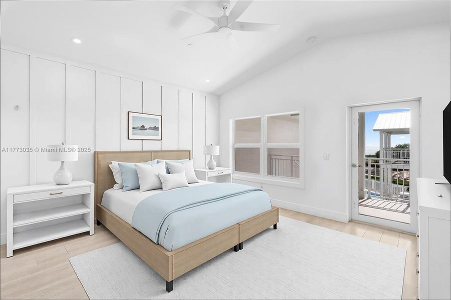 Furnished interior view inside a new home in , Islamorada, Village of Islands (Image 33).