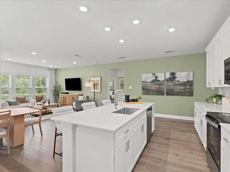 Furnished interior view inside a new home in Waterside - Coastline Series, Longs (Image 4). Furnished interior view inside a new home in Waterside - Coastline Series, Longs (Image 4).