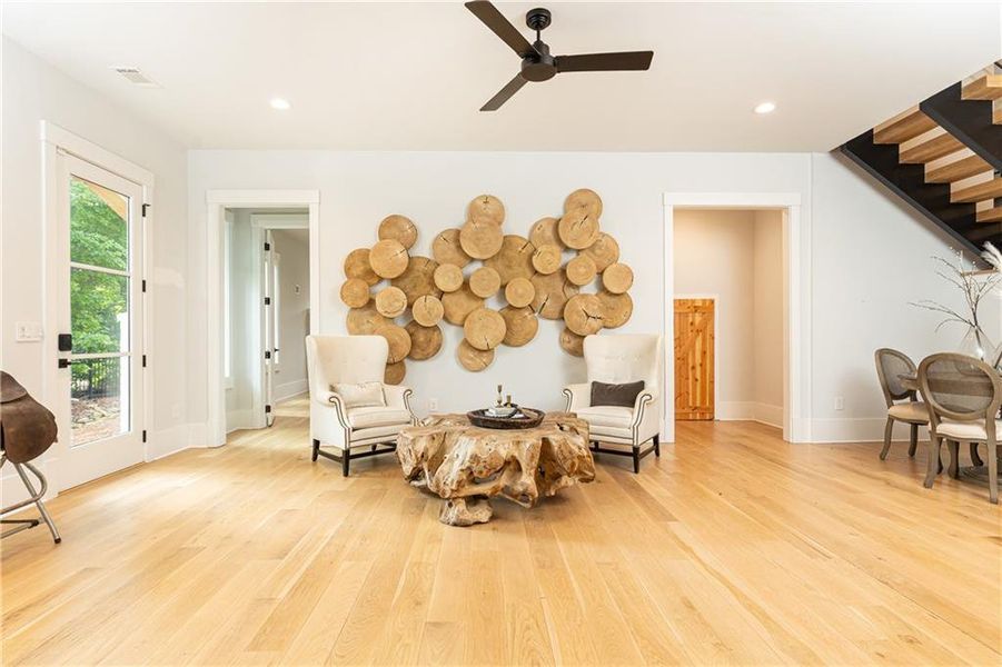 Furnished interior view inside a new home in , Marietta (Image 91).