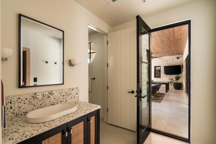 Furnished interior view inside a new home in , Sandy Springs (Image 57).