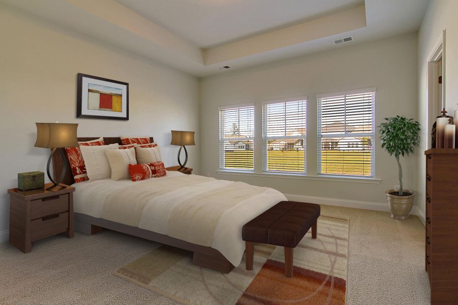 Furnished interior view inside a new home in Cypress Preserve, Moncks Corner (Image 6).