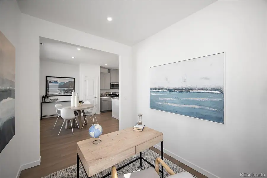 Furnished interior view inside a new home in The Commons at Victory Ridge, Colorado Springs (Image 5).