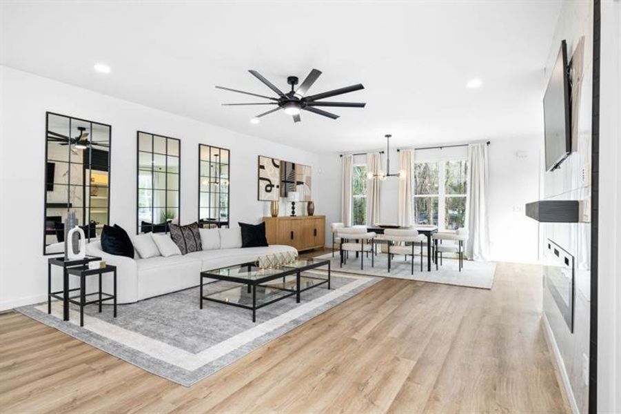 Furnished interior view inside a new home in , Decatur (Image 35). Furnished interior view inside a new home in , Decatur (Image 35).