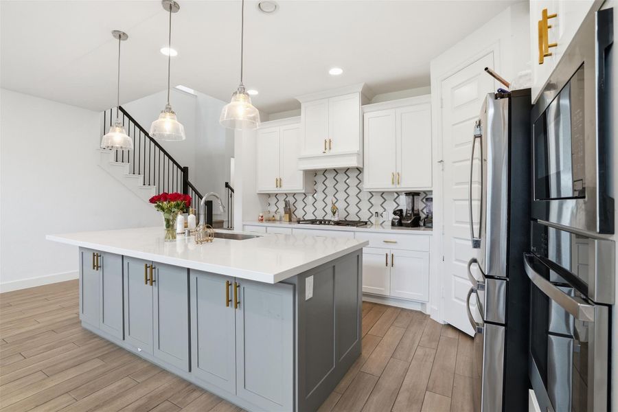 Furnished interior view inside a new home in Elyson, Katy (Image 11).