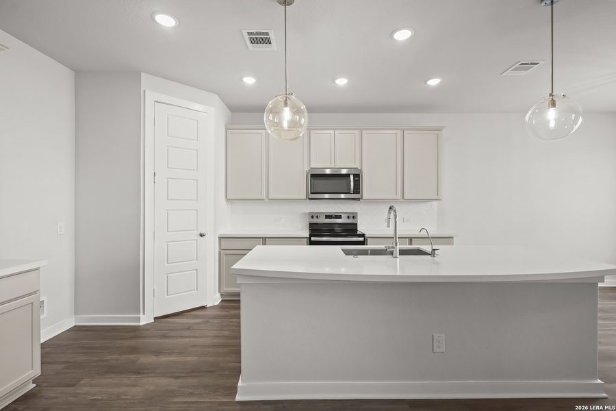 Furnished interior view inside a new home in Megan's Landing, Castroville (Image 17). Furnished interior view inside a new home in Megan's Landing, Castroville (Image 17).