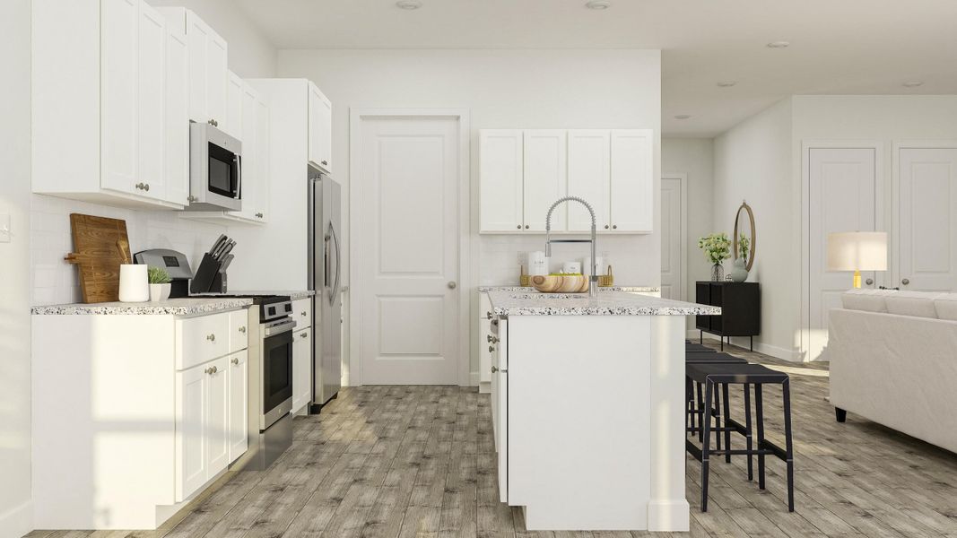 Furnished interior view inside a new home in Horizons at Summers Corner | 55+, Summerville (Image 6).