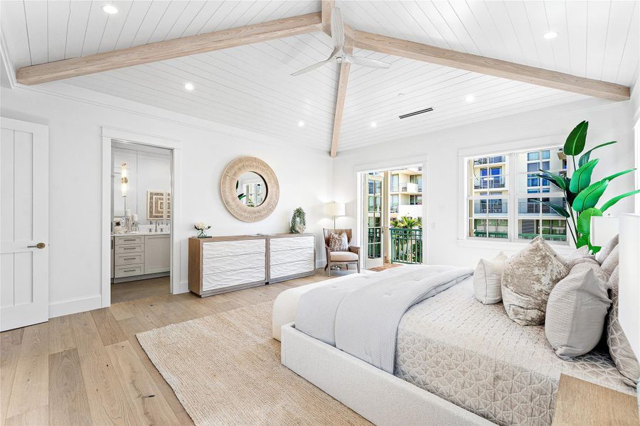 Furnished interior view inside a new home in , Delray Beach (Image 10).