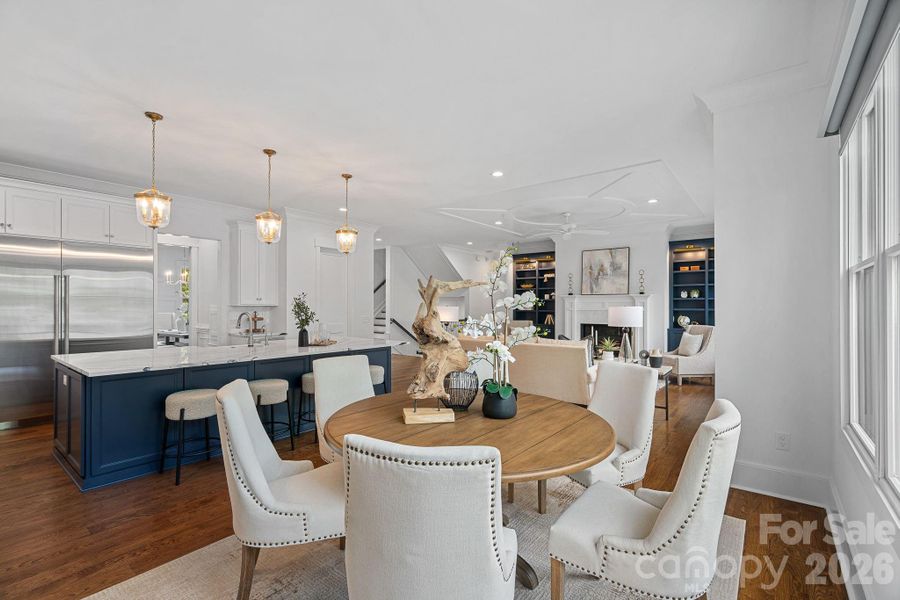 Furnished interior view inside a new home in , Mooresville (Image 11).