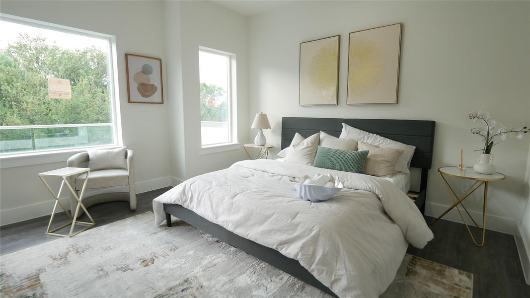 Furnished interior view inside a new home in , Houston (Image 8). Furnished interior view inside a new home in , Houston (Image 8).