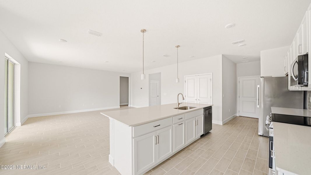 Furnished interior view inside a new home in , Palm Coast (Image 18).