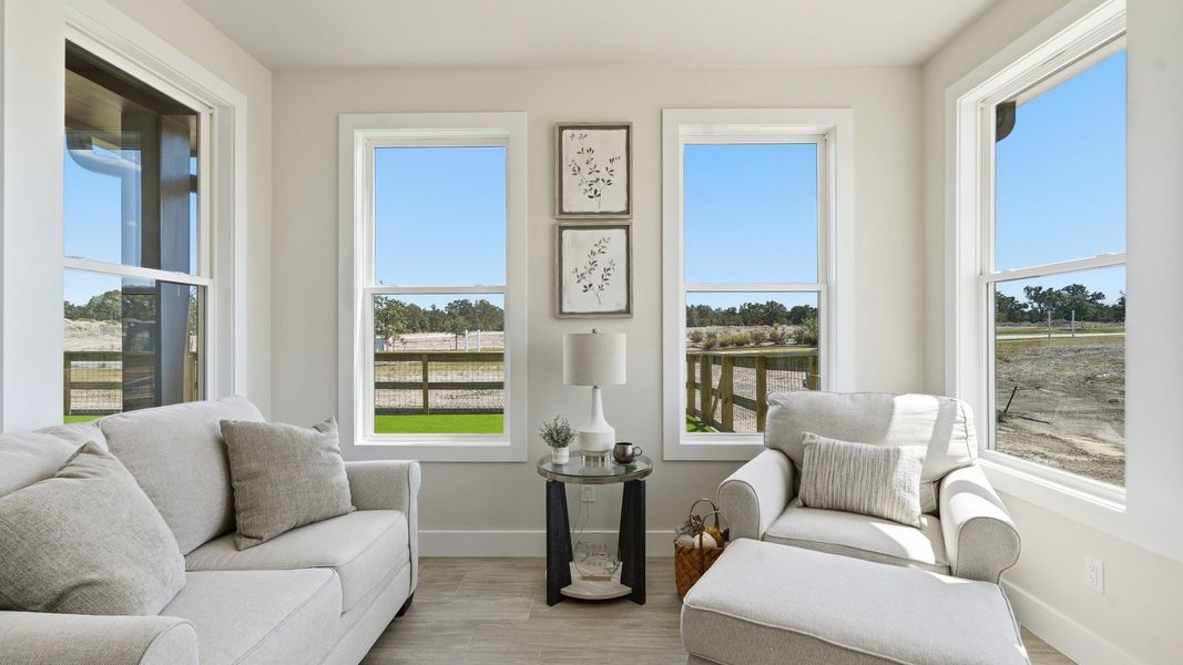 Furnished interior view inside a new home in Lakeside at Millican Reserve, College Station (Image 16).