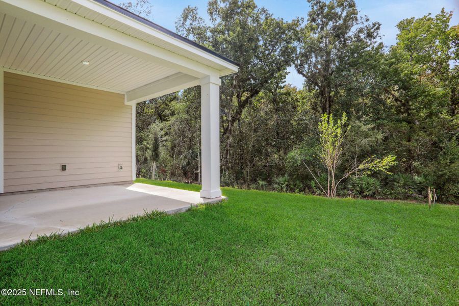 Exterior details and patio area of a home in TrailMark, St. Augustine (Image 21). Exterior details and patio area of a home in TrailMark, St. Augustine (Image 21).
