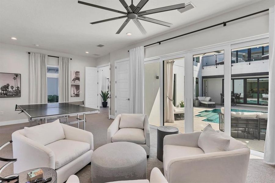 Furnished interior view inside a new home in Aqua Single Family Homes, Bradenton (Image 28).