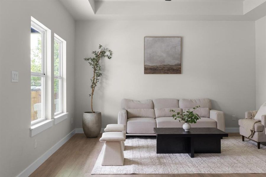 Furnished interior view inside a new home in , Fort Worth (Image 5).