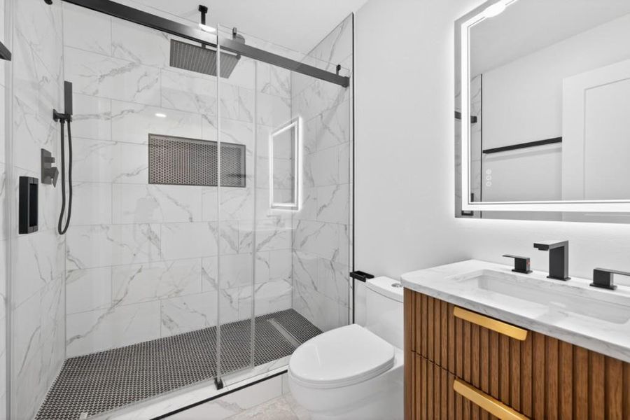 Furnished interior view inside a new home in , Norcross (Image 37).