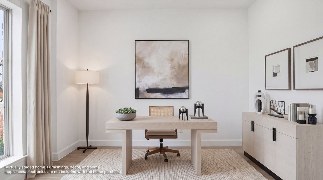 Furnished interior view inside a new home in Meraki, Forney (Image 10).
