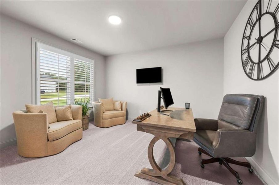 Furnished interior view inside a new home in , Conyers (Image 22).