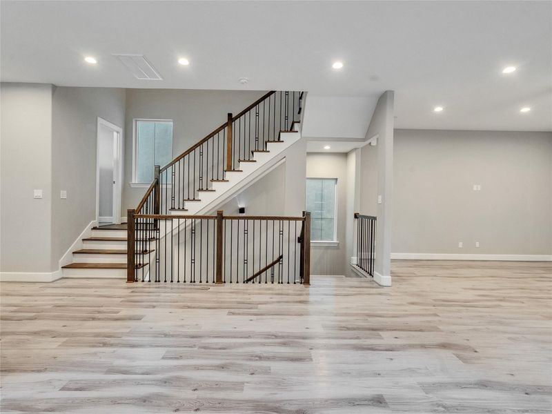 View of stairs from dining area - Second floor