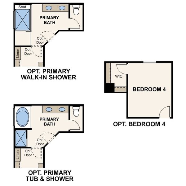2D floor plan layout of this home in The Ridge Collection at Superstition Vista, Apache Junction, AZ (Image 6).