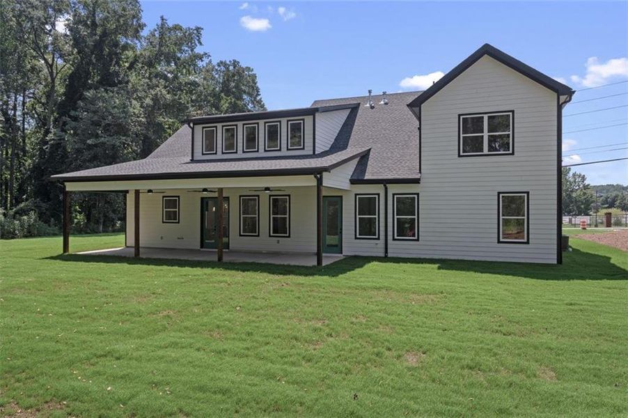 Exterior details and patio area of a home in , Powder Springs (Image 28). Exterior details and patio area of a home in , Powder Springs (Image 28).