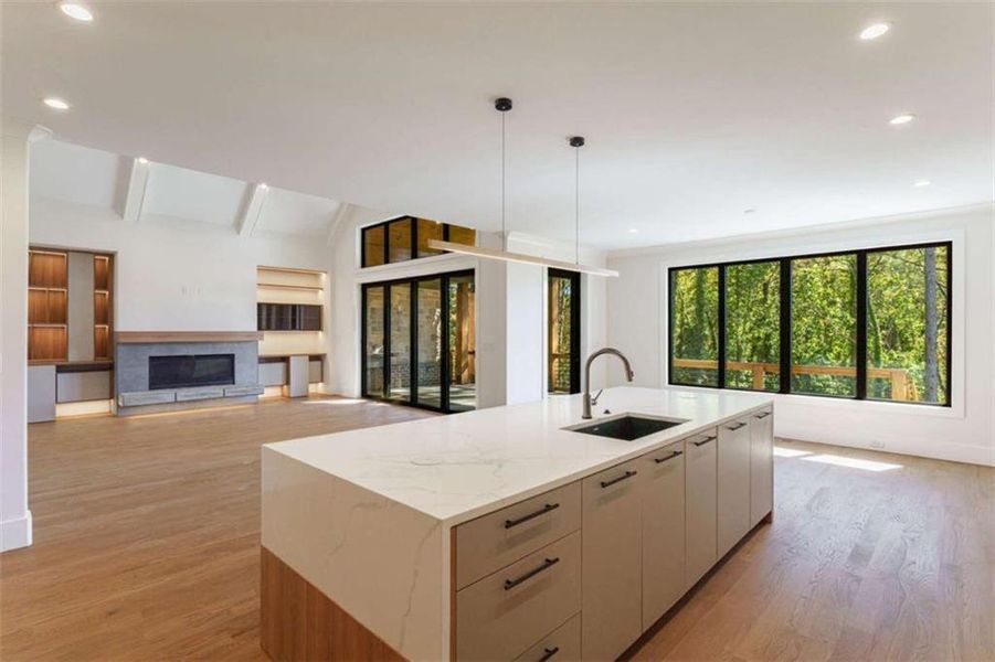 Furnished interior view inside a new home in , Cumming (Image 17).