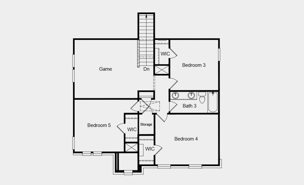 2D floor plan layout of this home in River Ridge, Crandall, TX (Image 3). 2D floor plan layout of this home in River Ridge, Crandall, TX (Image 3).
