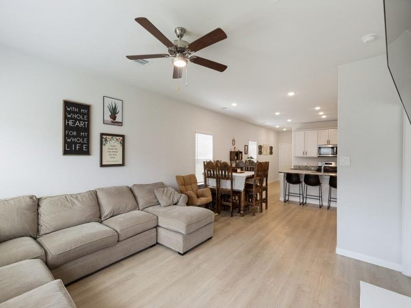 Furnished interior view inside a new home in , Conroe (Image 24).