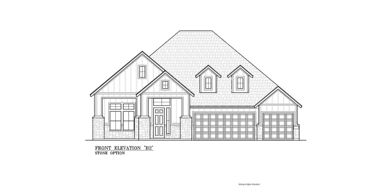 Representative rendering of the exterior for the Kingston 65′ by Chesmar Homes (Image 5).