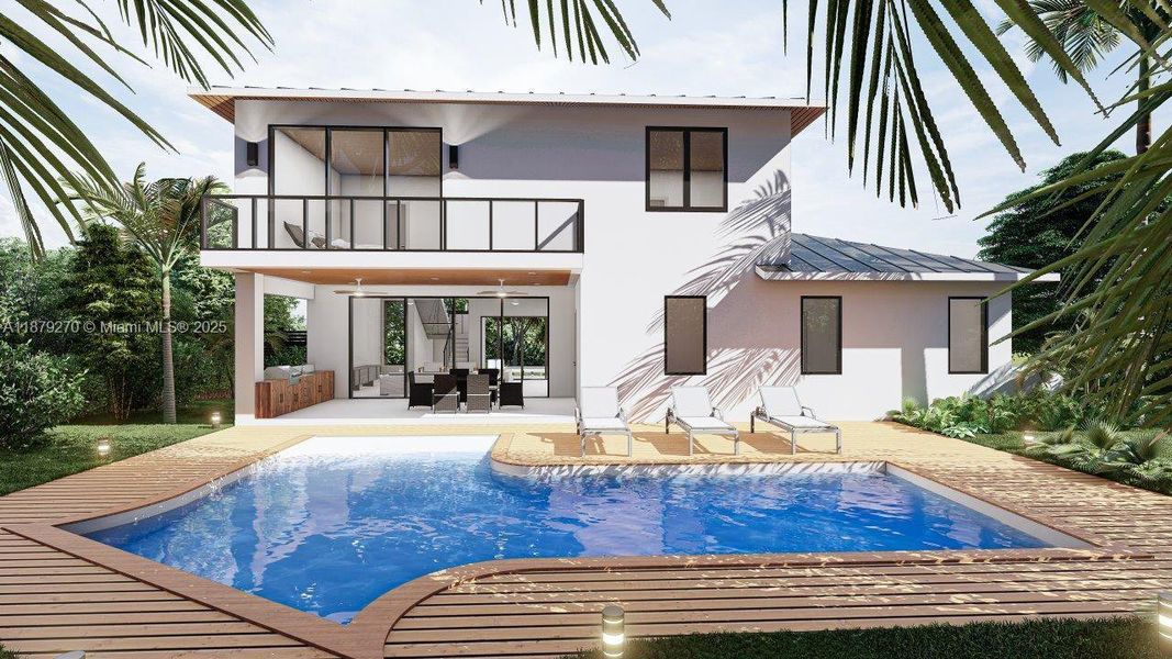 Front exterior of a new home in , North Miami, FL, highlighting curb appeal (Image 6). Front exterior of a new home in , North Miami, FL, highlighting curb appeal (Image 6).