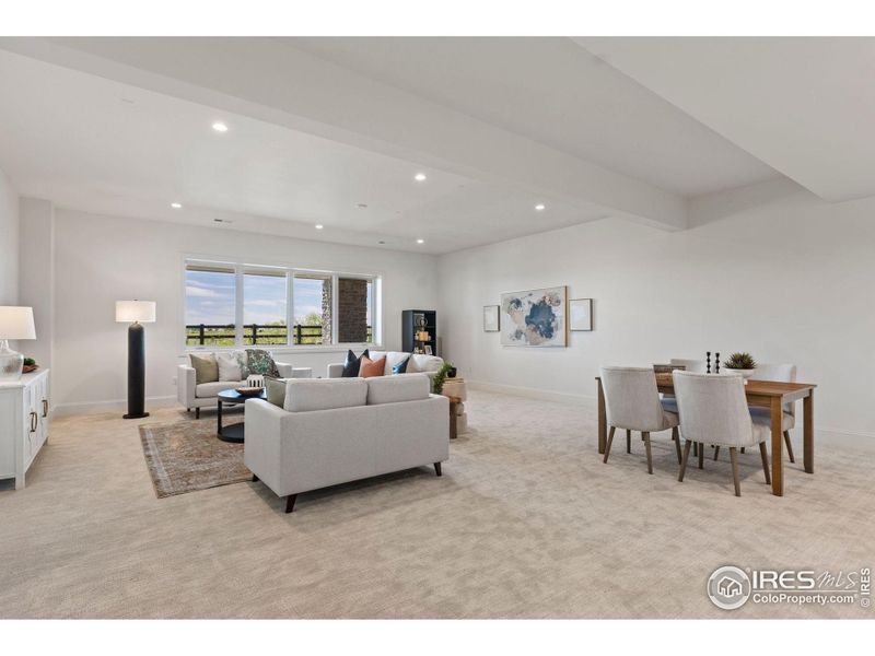 Furnished interior view inside a new home in , Berthoud (Image 14).