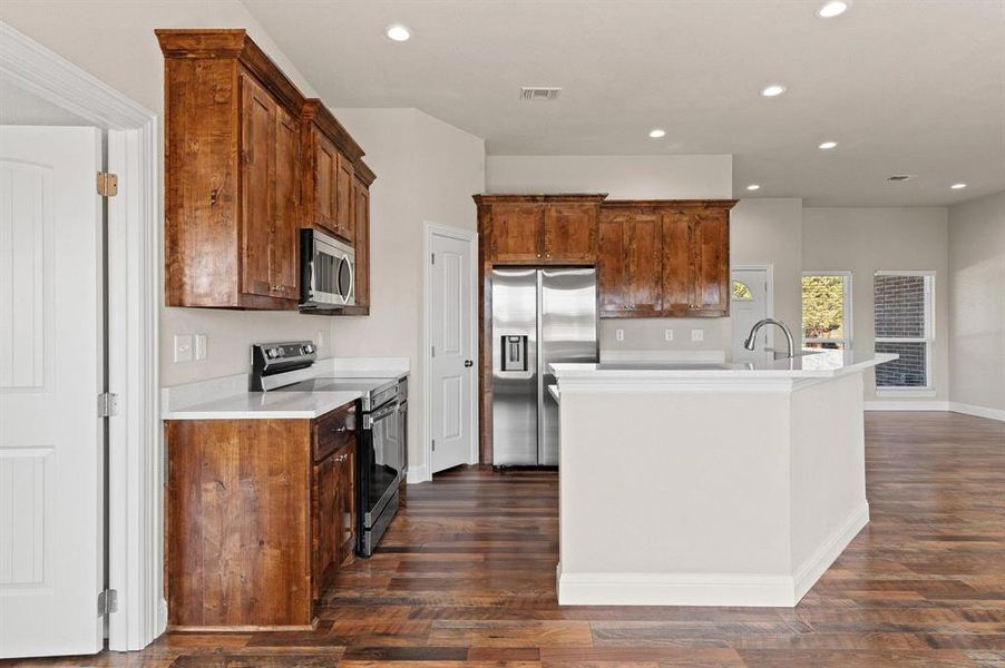 Furnished interior view inside a new home in , Ector (Image 8).