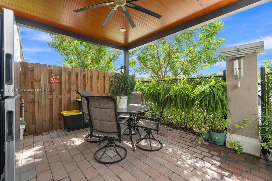 Exterior details and patio area of a home in , Florida City (Image 2). Exterior details and patio area of a home in , Florida City (Image 2).