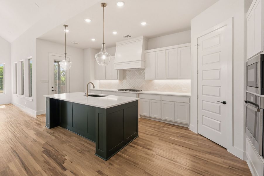 Furnished interior view inside a new home in Parks of Aledo, Aledo (Image 8).