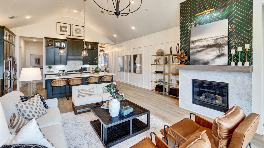 Representative furnished interior of a home built from the Vanderbilt by DRB Homes in Hawkes Landing, Leander (Image 10). Representative furnished interior of a home built from the Vanderbilt by DRB Homes in Hawkes Landing, Leander (Image 10).