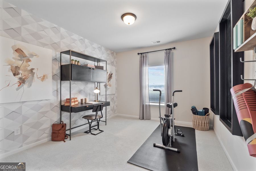 Furnished interior view inside a new home in Glendale Towns, Conyers (Image 16).
