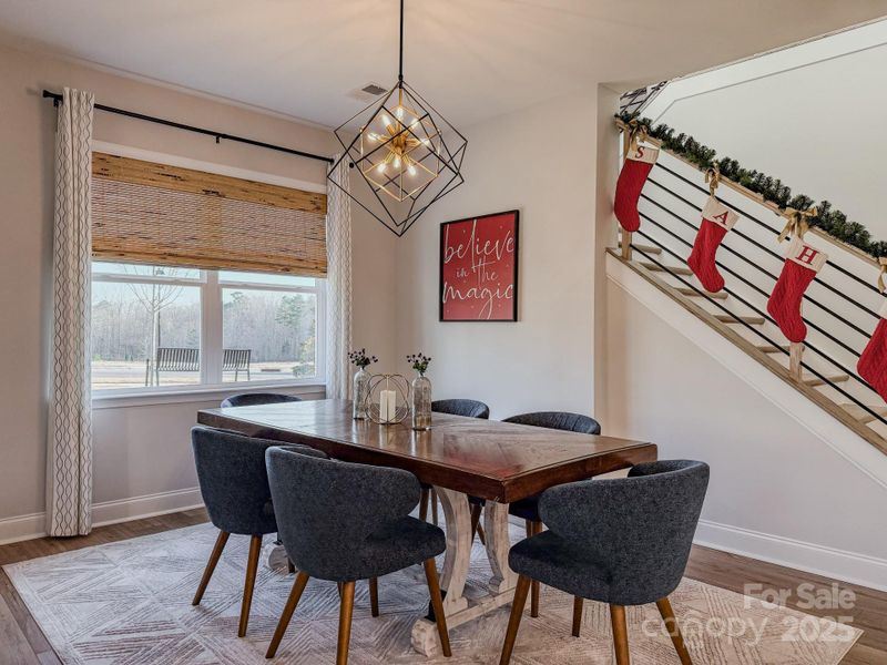 Furnished interior view inside a new home in , Mooresville (Image 9). Furnished interior view inside a new home in , Mooresville (Image 9).