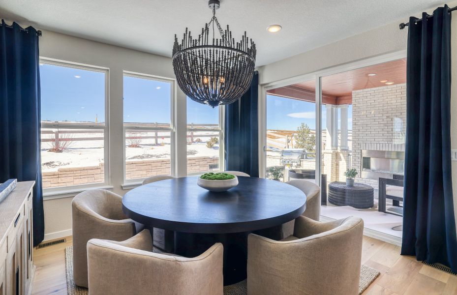 Furnished interior view inside a new home in Sterling Ranch, Littleton (Image 19).